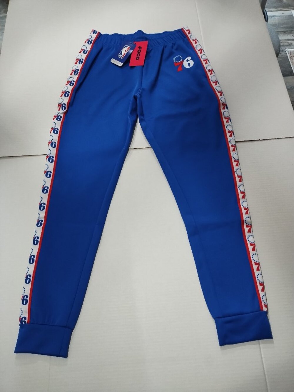 Philadelphia 76ers Authentic NBA FOCO Medium Warm Up Pants